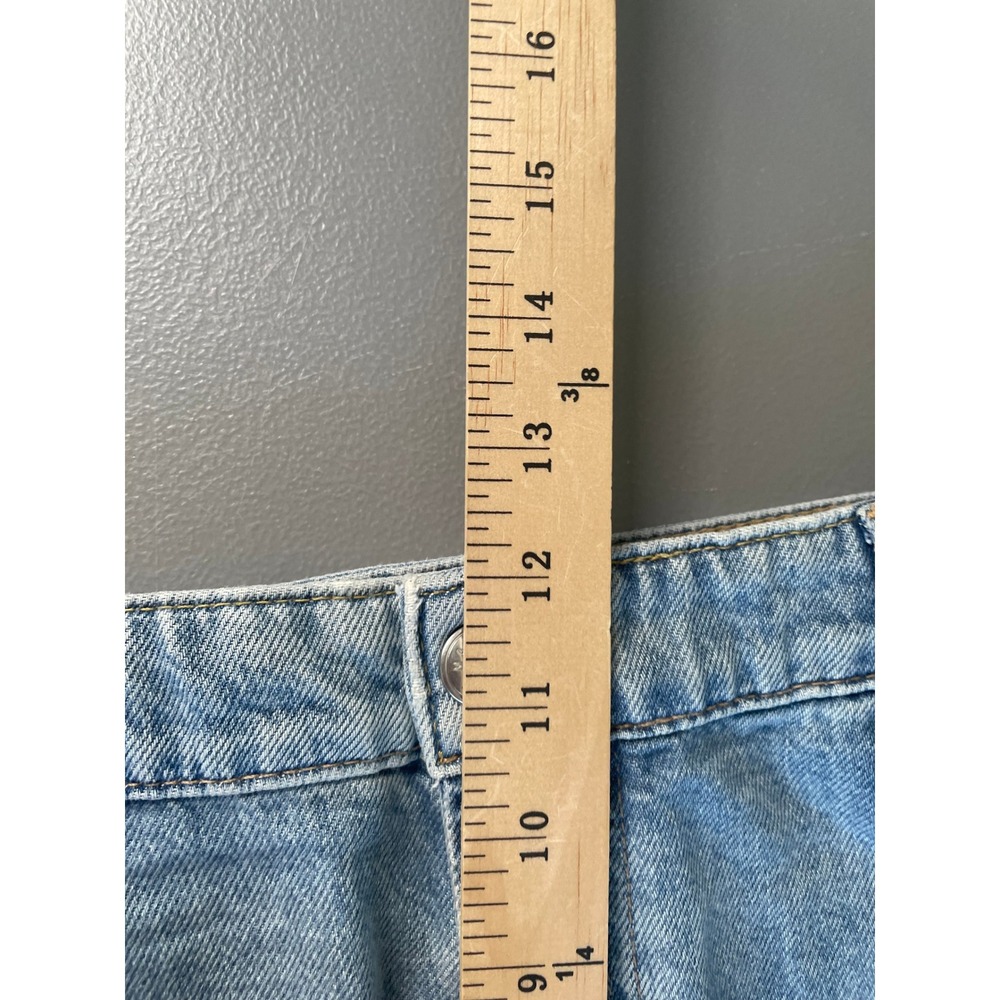 Madewell Curvy Dean Easy Straight Jeans Women 32 Blue Denim Faded Horizon NZ115 - Picture 12 of 12